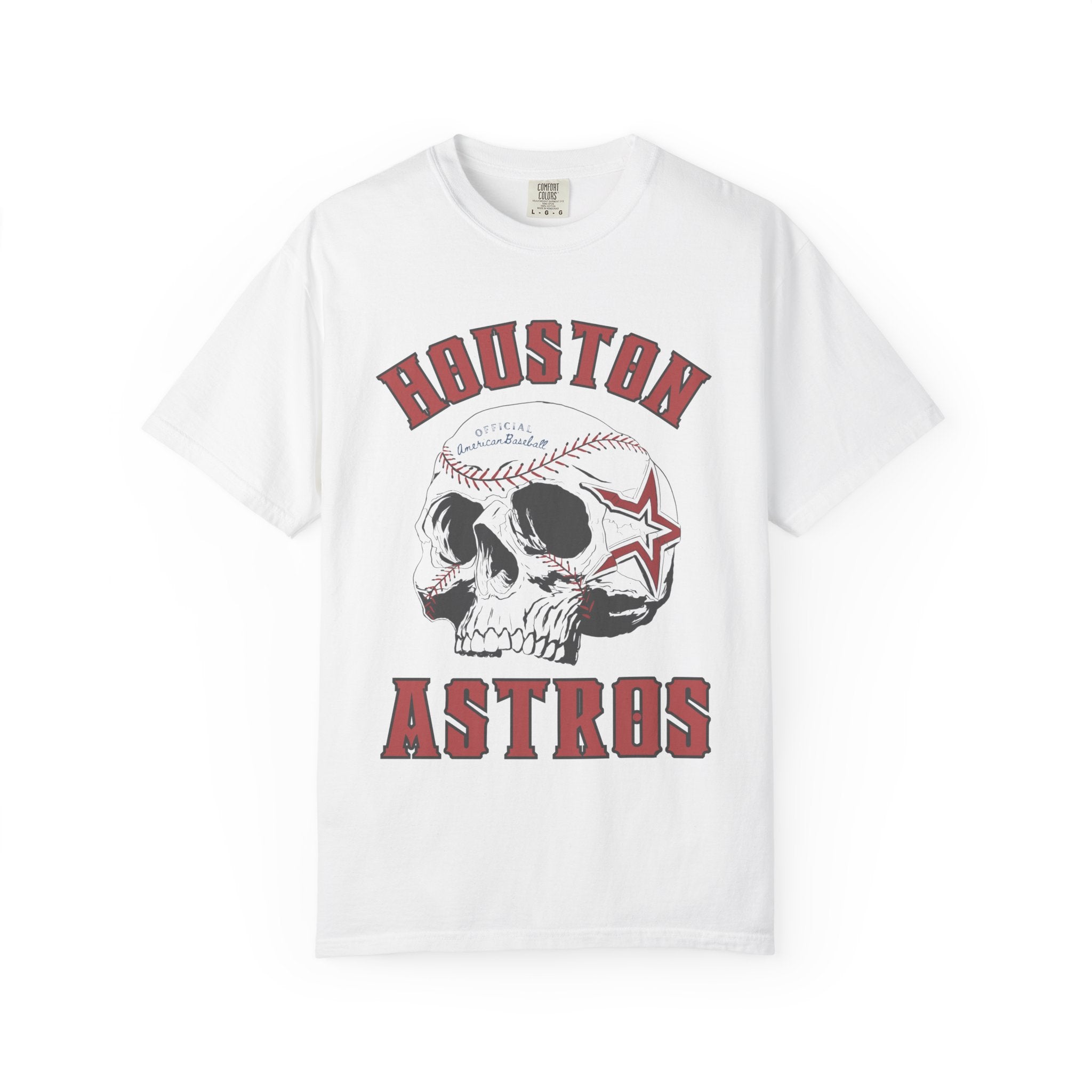Astros baseball skull - Unisex T-shirt