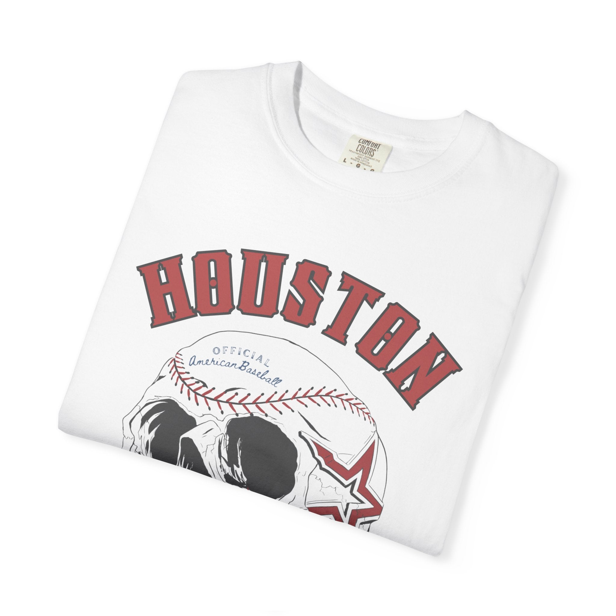 Astros baseball skull - Unisex T-shirt